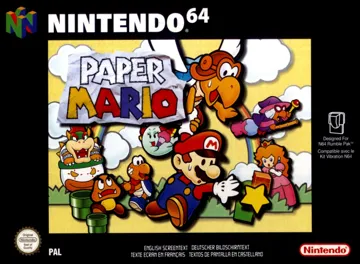 Paper Mario (Europe) (En,Fr,De,Es) box cover front